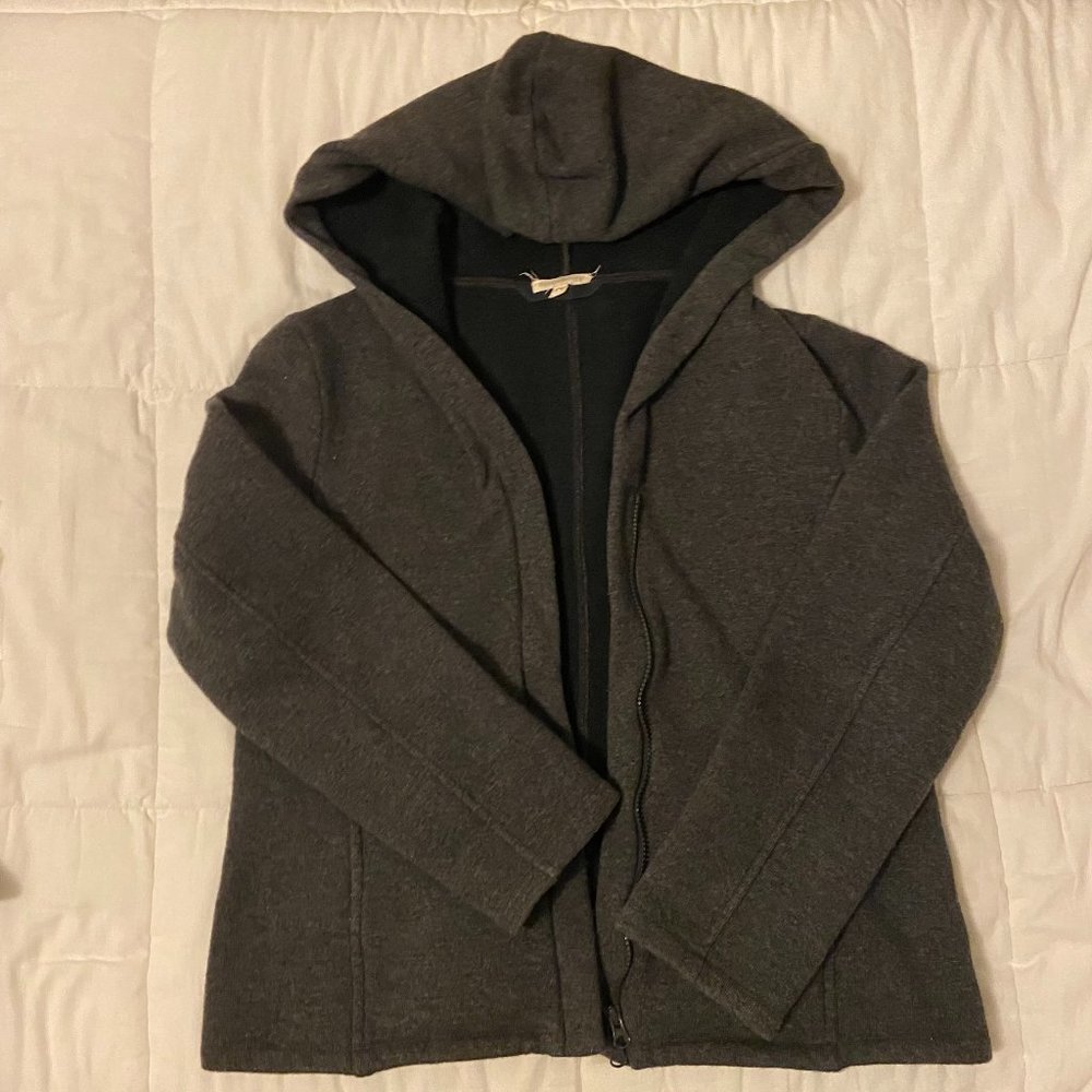 Eileen Fisher Zip Up with Hood